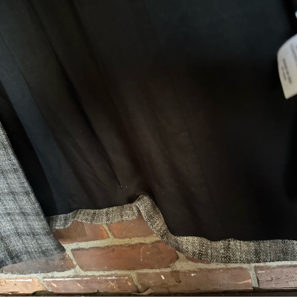 Reformation Hackney Long Coat Gray Plaid Size X Small Long Sleeve - Picture 8 of 8